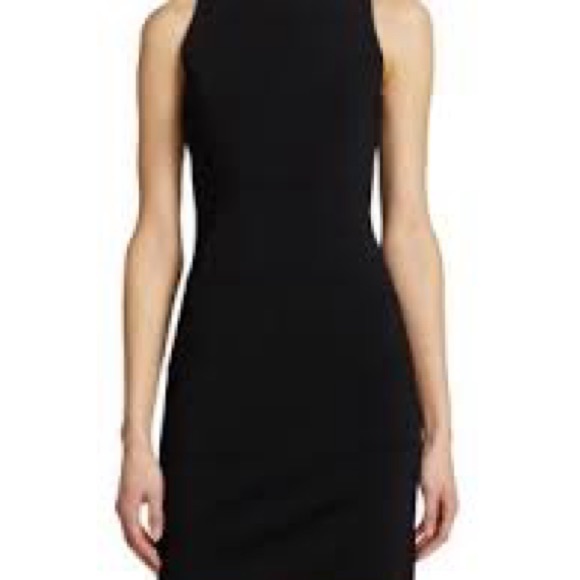 Theory Black Sheath Mini Dress Sleeveless NWT - Picture 1 of 2